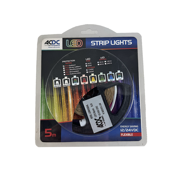 12V Dc Blue Led Flex Strip (5M image
