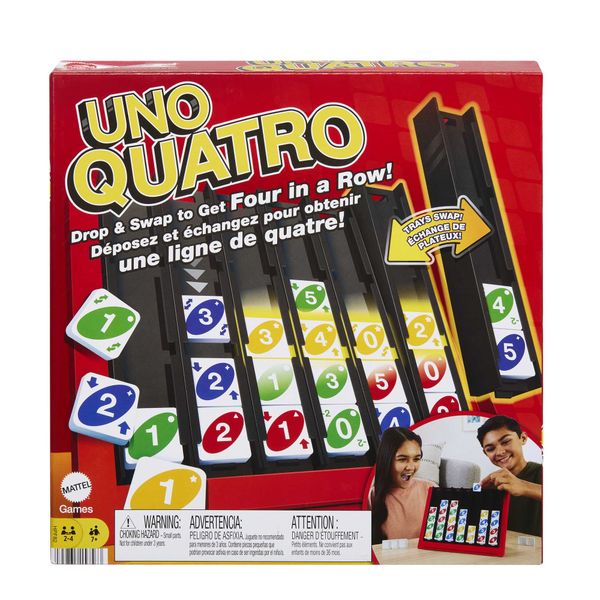 UNO Quatro Game, Adult, Family and Game Night
