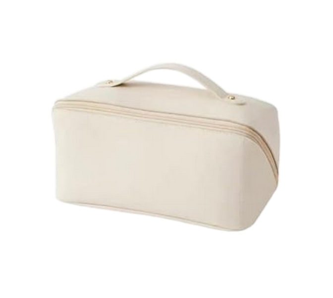 PU Leather Cosmetic Toiletry Wash Bag