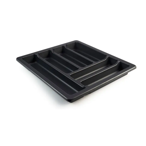 Grace Pack Moulded Cutlery Tray - Charcoal - 500 Unit - W406mm x 462mm