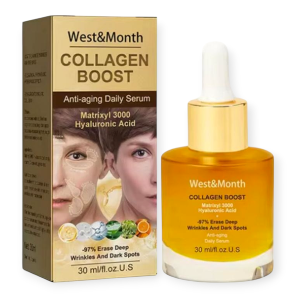 Rejuvenating West&amp;Month Collagen Boost Anti-Aging Serum