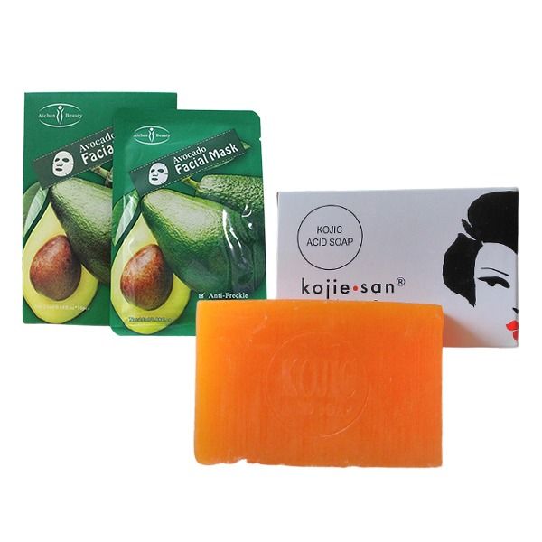 Kojie San Kojic Acid Soap and Avocado Facial Mask
