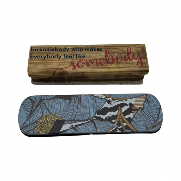 Whiteboard Eraser Be somebody who makes somebody Plus Blue pen holder