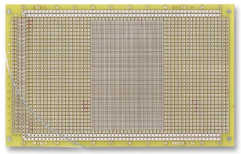 Roth Elektronik (RE525-LF) PCB, Eurocard, FR4, Epoxy Glass Composite