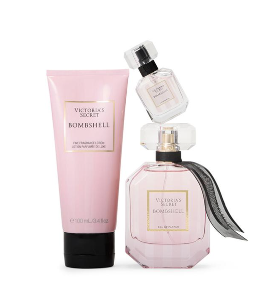 Victoria's Secret Bombshell Fragrance Trio Gift Set (Parallel Import)