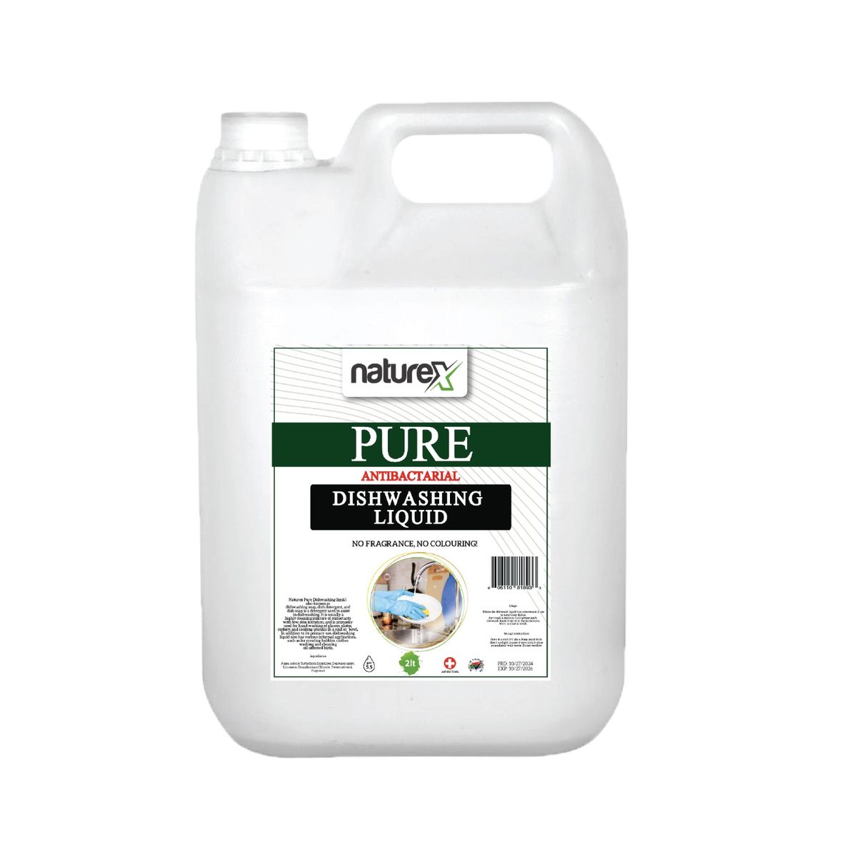 Naturex Pure Antibacterial Dishwashing Liquid 2lt | Shop Today. Get it ...