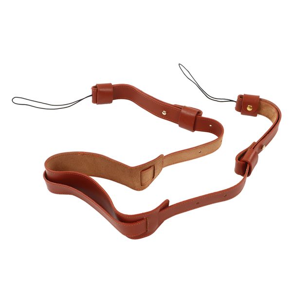Vintage Leather DSLR Shoulder Strap For Outdoor Photography