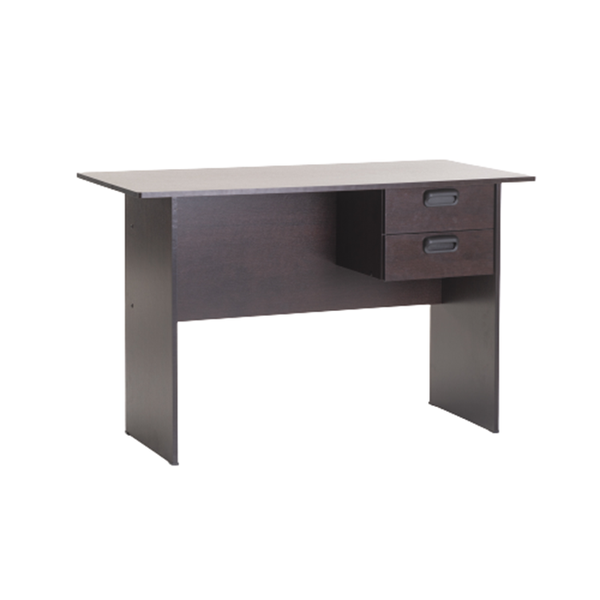 120cm 2 Drawer Desk - Wenge