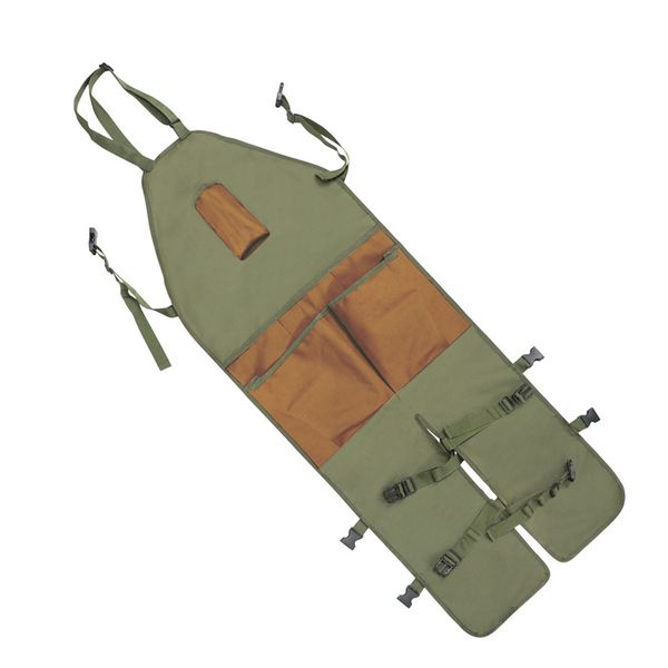 Multi-Pocket Garden Apron with Adjustable Leg Guards for Gardening Care