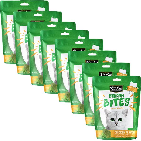 Kit Cat Chicken Breath Bites - 8 x 60g