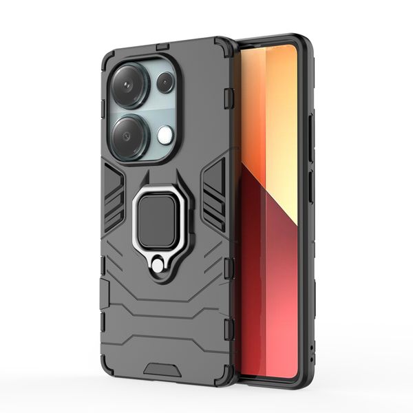 Phone Case compatible with Redmi Note 13 Pro 4G Shockproof Bumper with Holder