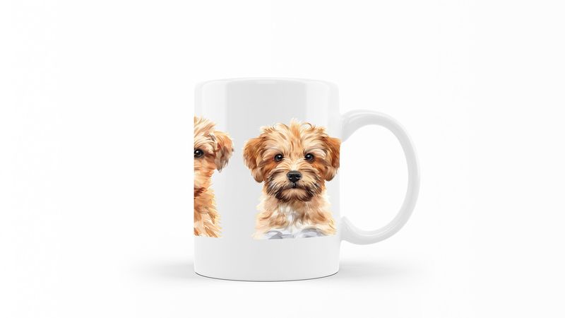 Soft-Coated-Wheaten-Terrier Printed Coffee Mug