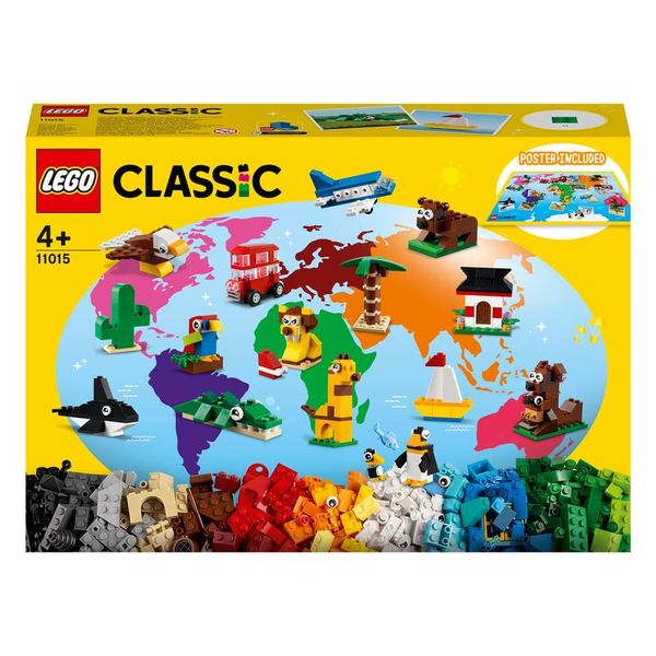 LEGO® Classic Around the World 11015 Building Toy Set - 950 Pieces