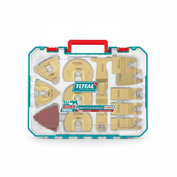 Total 23 Piece Multi-Tool Blade Set for Cutting, Sanding &amp; Scraping