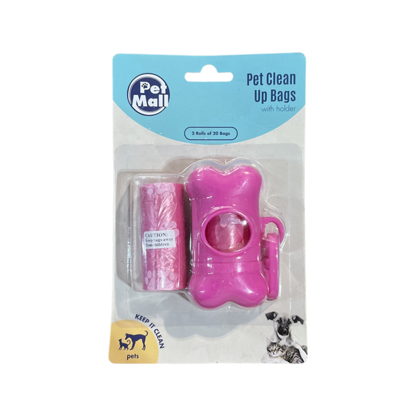 Pet Clean Up Bags with Holder