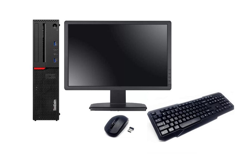 Lenovo ThinkCentre M800 Desktop Combo, with SSD Drive and Windows 11 Pro
