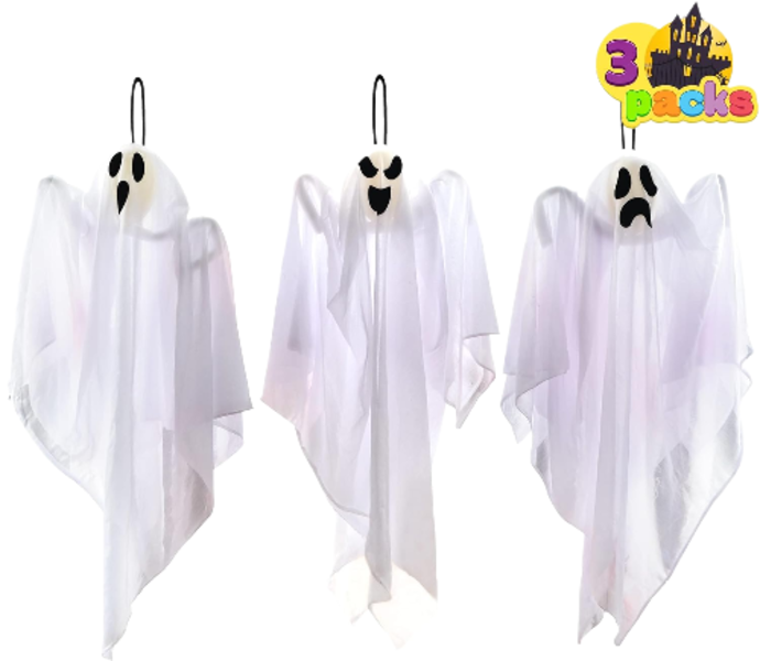 Home and Party 3 Pack Ghost Halloween Party Decoration