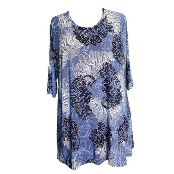Plus Size Embossed Bon Bon Top