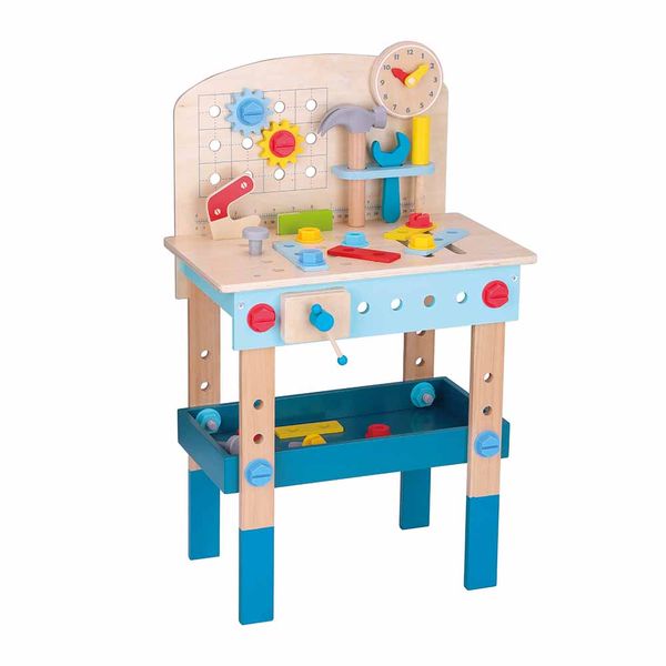 TookyToy - Pretend Play Work Bench &amp; Tools Toy Set