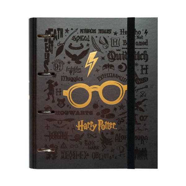 Harry Potter - Glasses - Premium 4 Ring File Folder