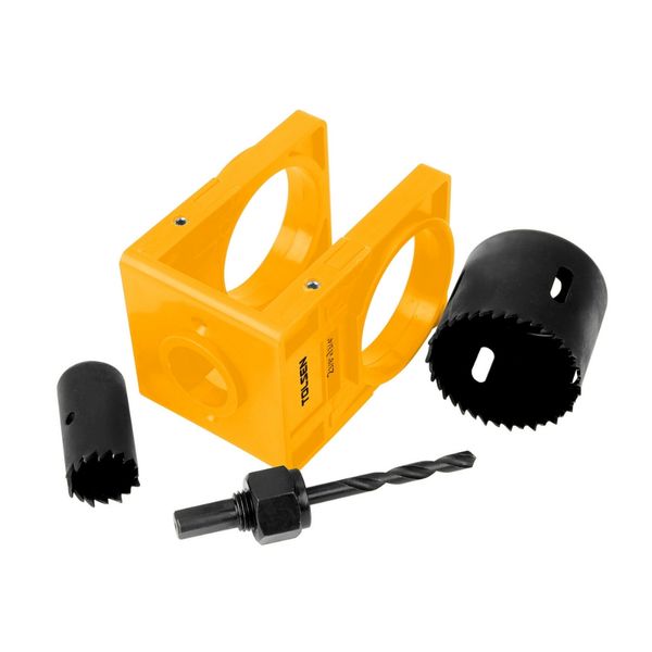 Tolsen - Lock Installation Hole Saw Set - 4 Pieces