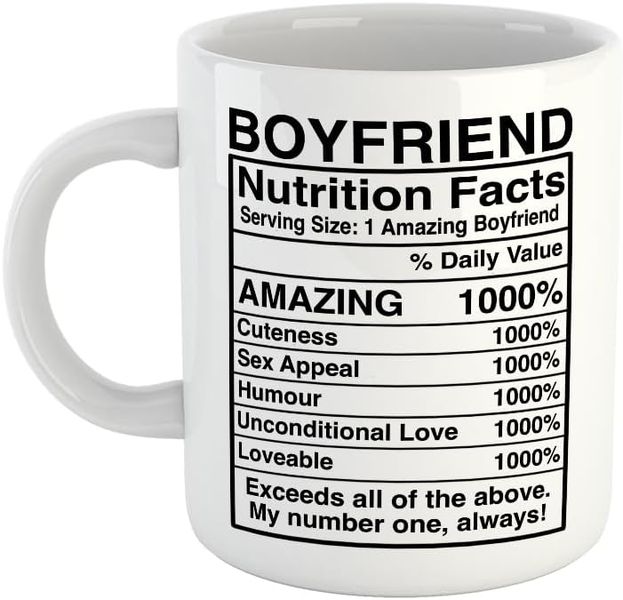 Boyfriend facts-Father's day-Valentines-Mother's day- Christmas Mug