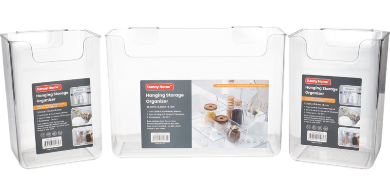Danny home - Hanging Storage Containers Organizer 3 Pieces