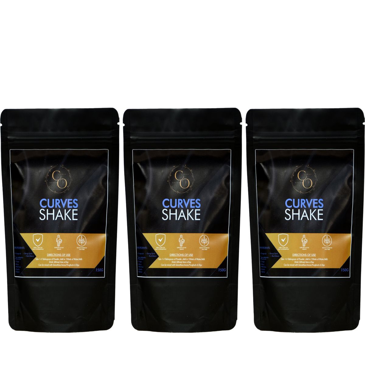 Candy Organic Curves Shake 150g x 3 -( Full Body Curves for Women)
