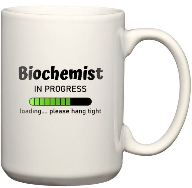 Biochemist In Progress Birthday Christmas Undergraduate Graduation Gift Mug
