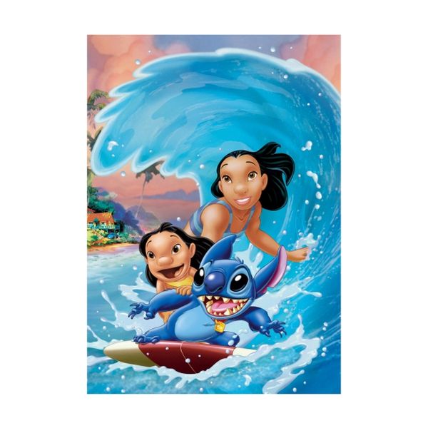 Let's Surf Lilo and Stitch - A1 poster