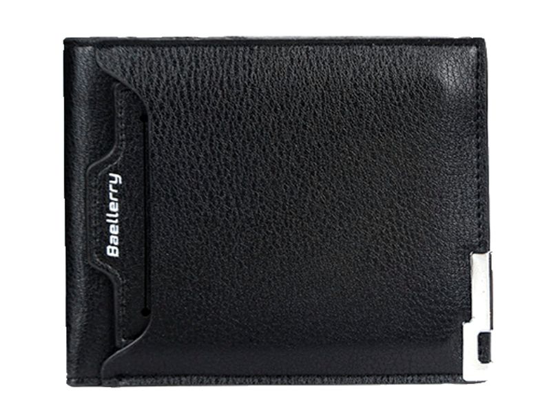 Baellerry BiFold Cardholder Wallet with Gift Box - Black