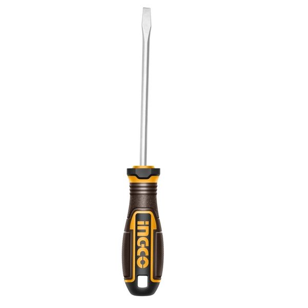 Ingco - Magnetic S2 Slotted Screwdriver (6.5 × 150 mm)