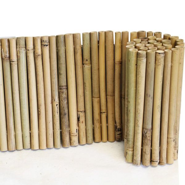 Bamboo Garden Edging Rolled - Natural