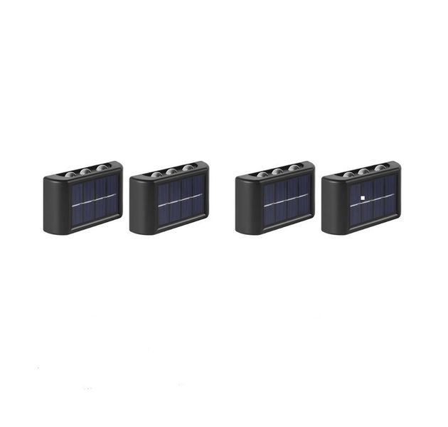 Pack Of Four Portable Modern Solar Wall Lights