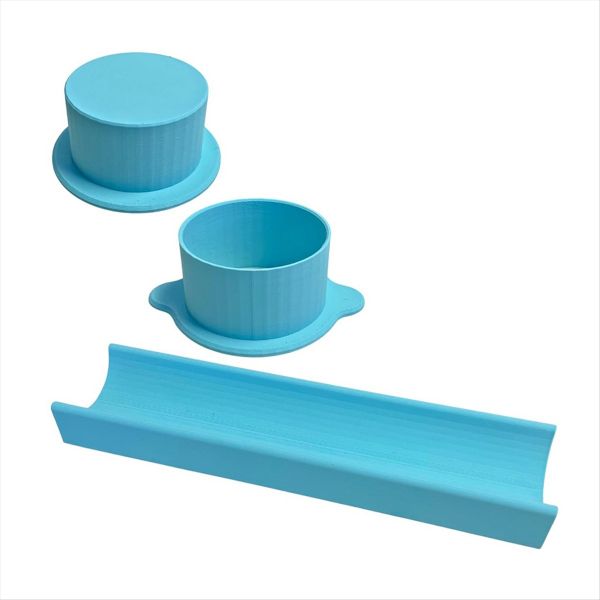 Round Cake Pop Mold with 9-Inch Tray, 3D Printed Cake Pop Cutter and Pusher