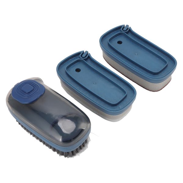 Multipurpose 3 In 1 Kitchen Cleaning Brush Compatible With Home
