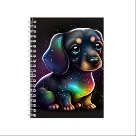 Fantasy Dachshund Puppy Body A5 Notebook Gift Idea Spiral Notepad 209 ...