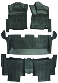 Heavy Duty 4 Piece Moulded Car Mat Set for Fortuner from 2015 to 2020 ...