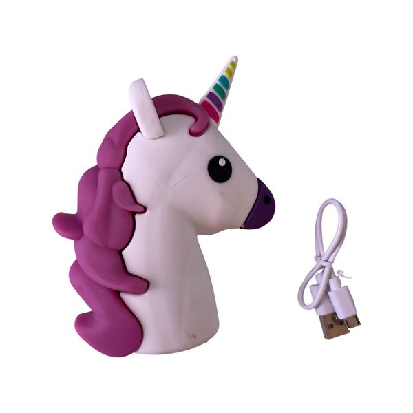 Cute Unicorn Power Bank- Purple