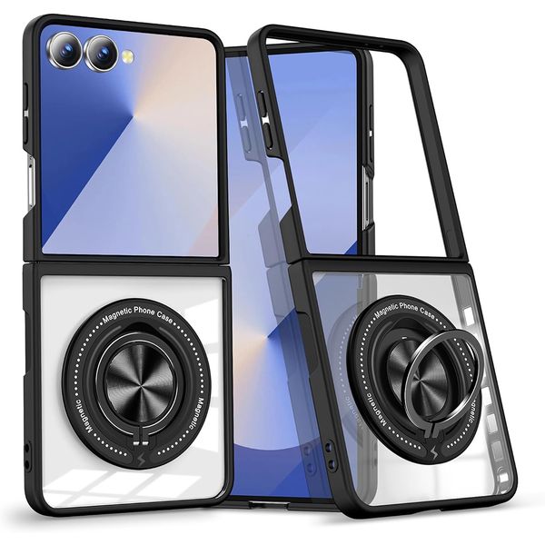 Ring Holder Magnetic Magsafe Phone Case Compatible With Samsung Z Flip 5
