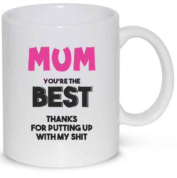 Mum ,you are the best-Mother's day-Father's day-Valentines-Christmas Mug
