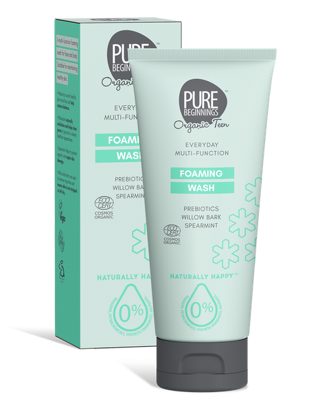Pure Beginnings Organic Teen Multi-Function Foaming Wash (Spearmint) 200ml