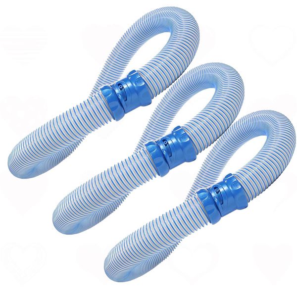 3 Pack Extra Long Twist Lock Replacement Hose Designed for Pool Vacuums