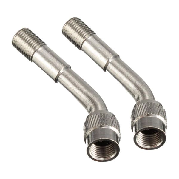 2 x Tyre Valve Extension Adaptor Motorcycle Car Compatible with Universal