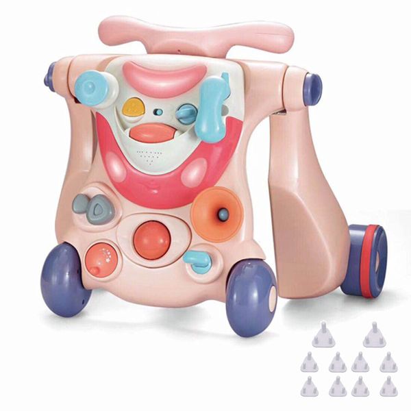 Optic Pink Educational Baby 3 Stage Walker With image