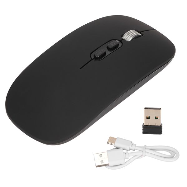 Wireless Mouse Gaming RGB Rechargeable Slim