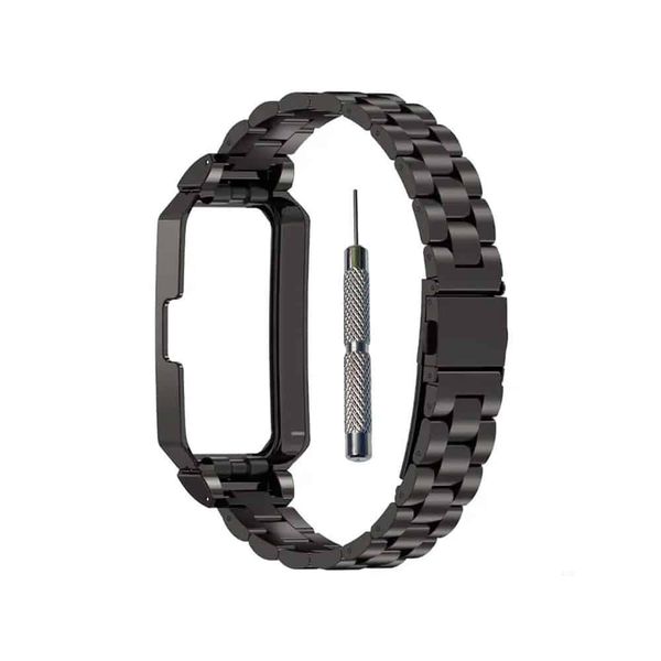 Killer Deals Stainless Steel Strap Compatible with Huawei Band 10- Silver