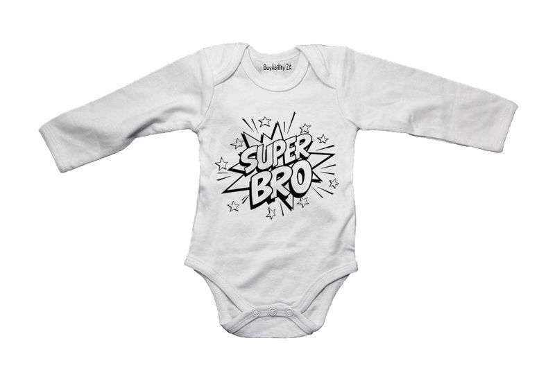 Super Bro - Long Sleeve - Baby Grow