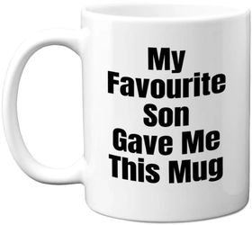 My Favourite Son Birthday Christmas Father's Day Mother's Day Gift Mug