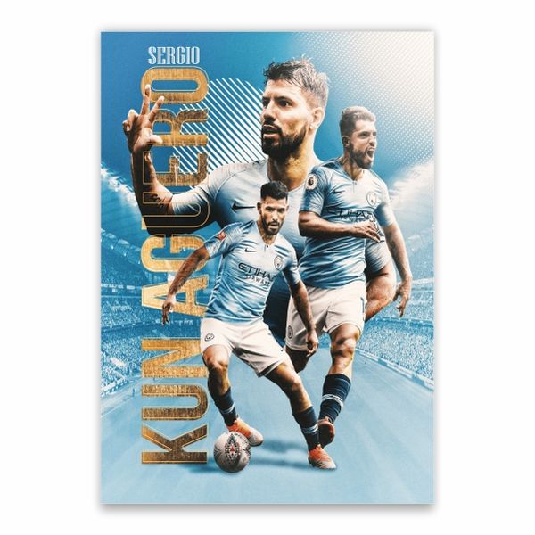 Sergio Kun Aguero Poster - A1